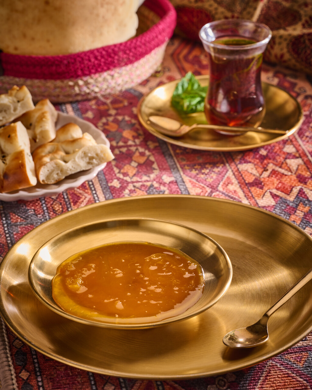 طبق مربى المشمش